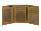 American Flag Leather Trifold Wallet