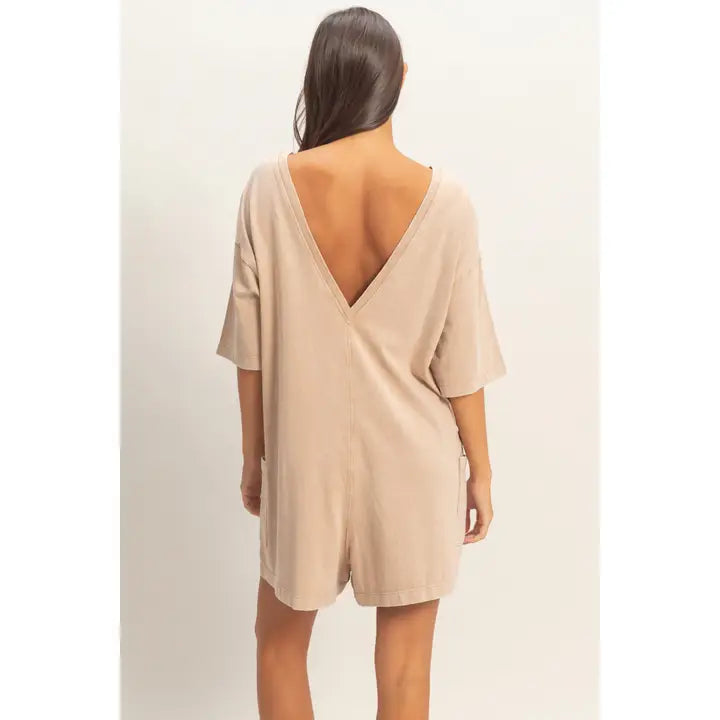 Jessica Mineral Wash Romper