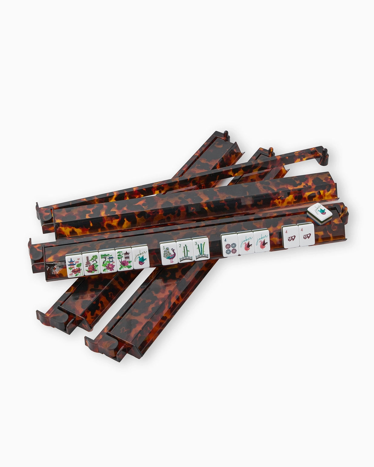 Tortoise Shell Rack & Pusher- Oh My Mahjong